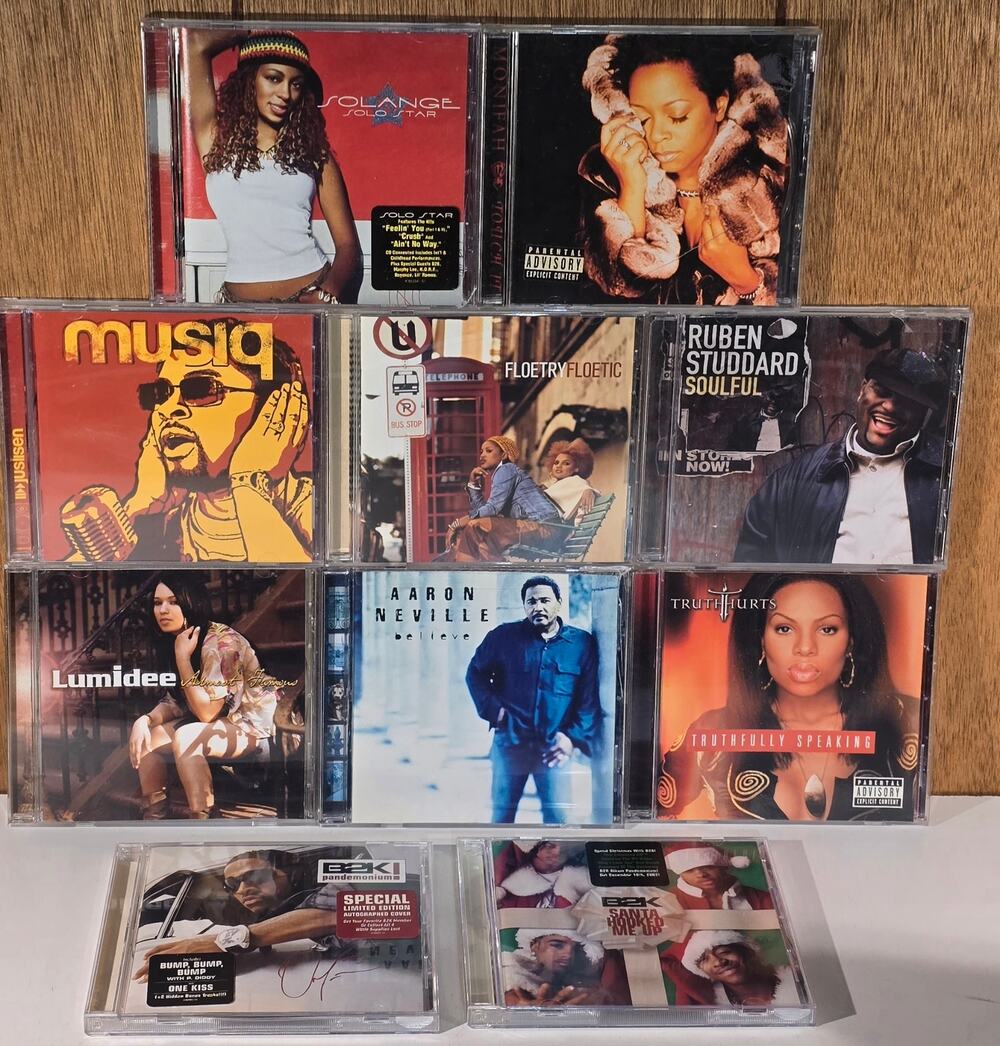 R&B Soul CD Lot 10 Floetry Musiq Soulchild B2K Solange Ruben Studdard